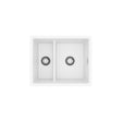 Alveus Omni 50 Undermount Sink For 600mm Cabinet In Single bowl single drainer Arctic 1150065N