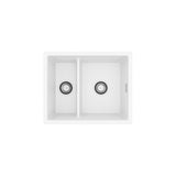 Alveus Omni 50 Undermount Sink For 600mm Cabinet In Single bowl single drainer Arctic 1150065N