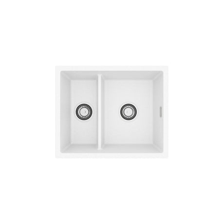Alveus Omni 50 Undermount Sink For 600mm Cabinet In Single bowl single drainer Arctic 1150065N