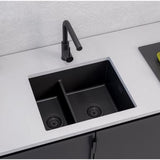 Alveus Omni 50 Undermount Sink For 600mm Cabinet In Single bowl single drainer Arctic 1150065N Lifestyle