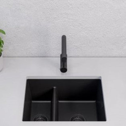 Alveus Omni 50 Undermount Sink For 600mm Cabinet In Single bowl single drainer Arctic 1150065N Lifestyle
