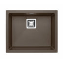 Alveus Quadrix 50 Granital Sink for 800-900mm Cabinet in Single Bowl Chocolate