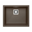 Alveus Quadrix 50 Sink For 800-900mm Cabinet In Single Bowl Chocolate 1108036N