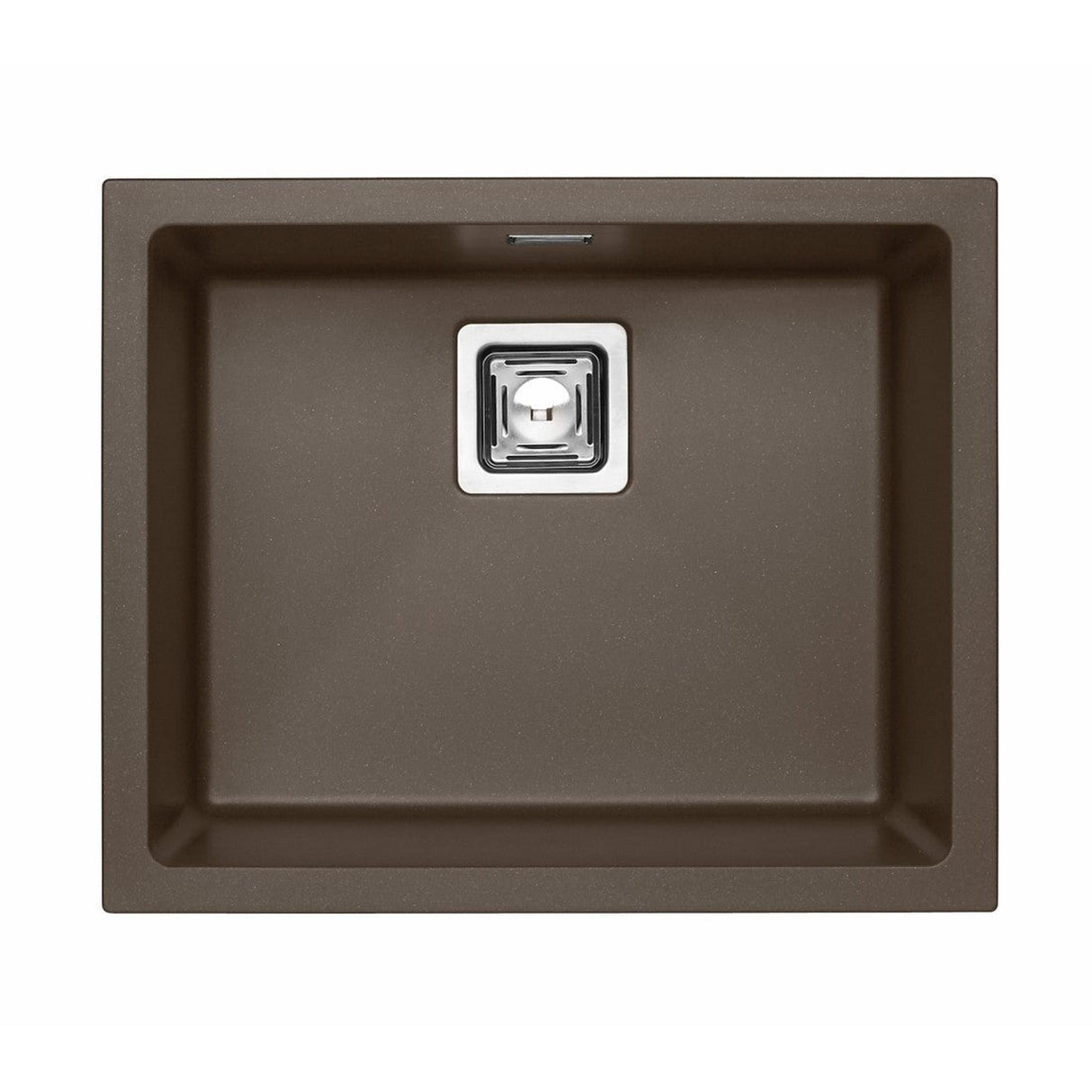Alveus Quadrix 50 Sink For 800-900mm Cabinet In Single Bowl Chocolate 1108036N