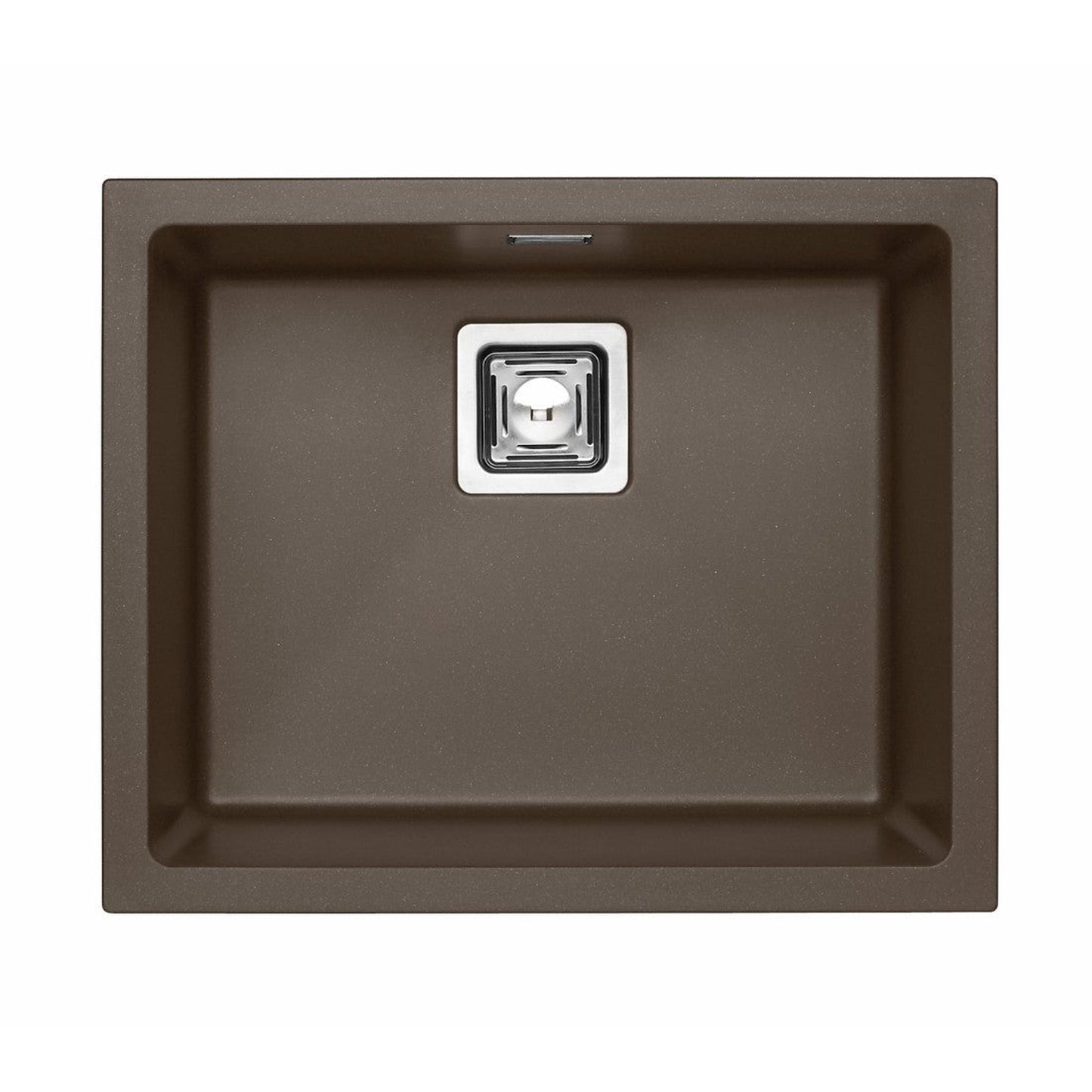 Alveus Quadrix 50 Sink For 800-900mm Cabinet In Single Bowl Chocolate 1108036N