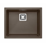 Alveus Quadrix 50 Sink For 800-900mm Cabinet In Single Bowl Chocolate 1108036N