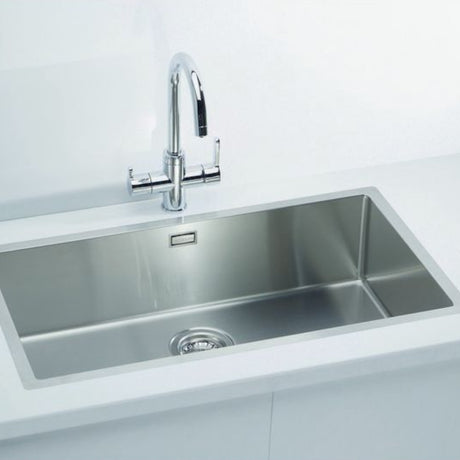 Alveus Quadrix 60 Sink For 800-900mm Cabinet In Single Bowl Stainless Steel Life Style