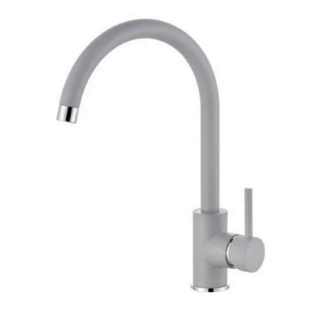 Alveus Roxa Kitchen Mixer Tap in Granital Concrete Finish with Single Lever Control