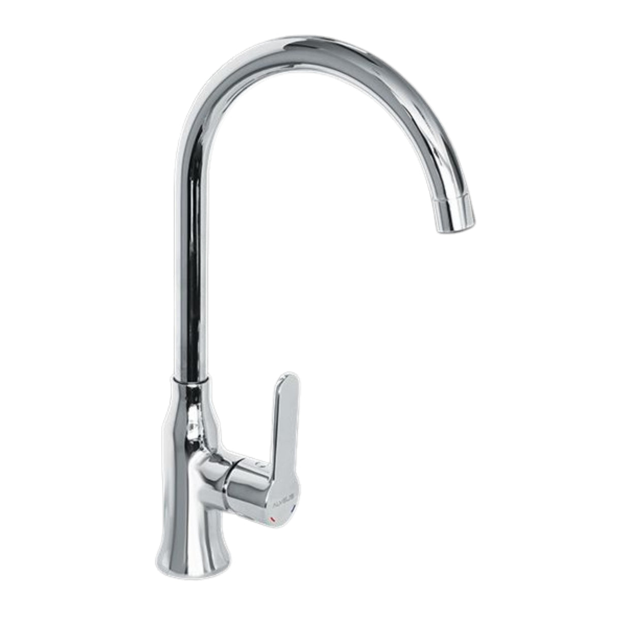Alveus Slim Kitchen Tap in Polished Chrome Premium Monobloc Mixer with Single Lever Control