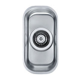 Alveus Variant 110 Undermount Sink for 600mm Cabinet in Single Bowl Stainless Steel