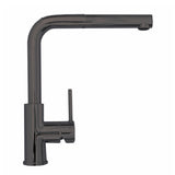 Alveus Zeos-P Monarch Kitchen Mixer Tap Pull-Out with Single Lever Control in Anthracite