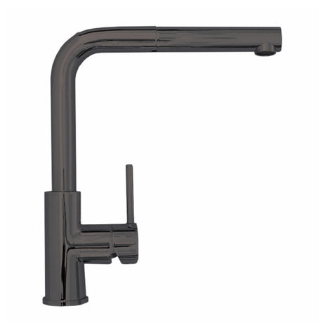 Alveus Zeos-P Monarch Kitchen Mixer Tap Pull-Out with Single Lever Control in Anthracite