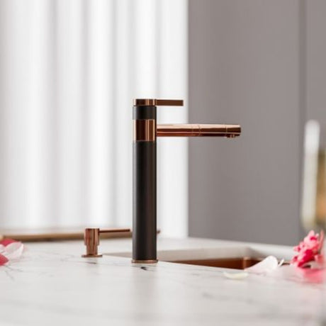 Alveus Zina Monarch Kitchen Mixer Tap with Single Lever in Copper Life Style