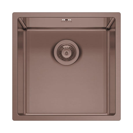 Astris Colora Flush mount Undermount Inset mount Single Bowl Kitchen Sink For450mm Cabinet in Stainless Steel Copper
56590961