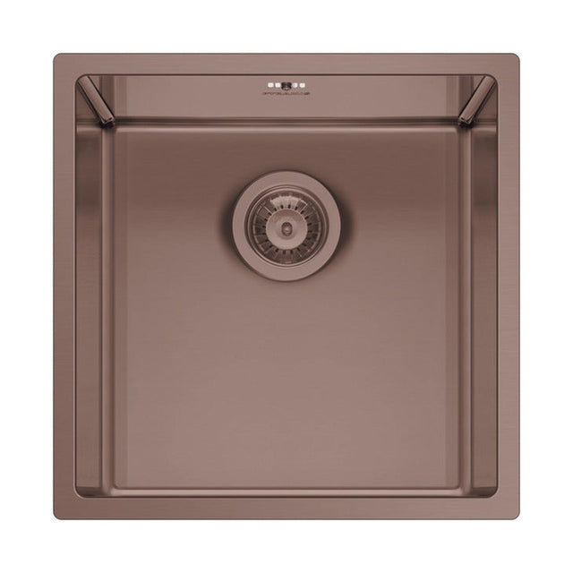 Astris Colora Flush mount Undermount Inset mount Single Bowl Kitchen Sink For450mm Cabinet in Stainless Steel Copper
56590961
