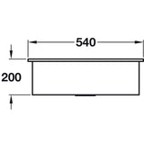 Astris Colora  Flush mount Undermount Inset mount Single Bowl Kitchen Sink For 600mm Cabinet in Stainless Steel Dimension
