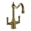 Bidbury & Co. Bickton Monobloc Kitchen Mixer Tap with Twin Lever Metal Handles