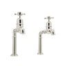 Bidbury & Co. Caswell Bibcock Taps With Crosshead Handles Polished Nickel 57865730