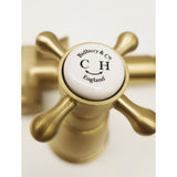 Bidbury & Co. Chalford Independent Pull Out Spray With Crosshead Handle Old English Brass 57865860 1