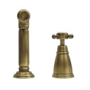 Bidbury & Co. Chalford Independent Pull Out Spray With Crosshead Handle Patinated Brass 57865660