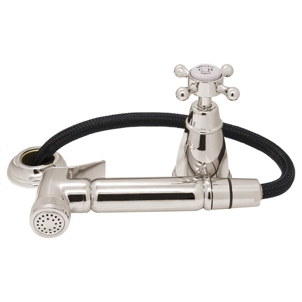 Bidbury & Co. Chalford Independent Pull Out Spray With Crosshead Handle Polished Nickel 57865760 1