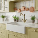 Bidbury & Co. Country Style Spout Crosshead Handles Mixer Tap with Dual Lever Life Style