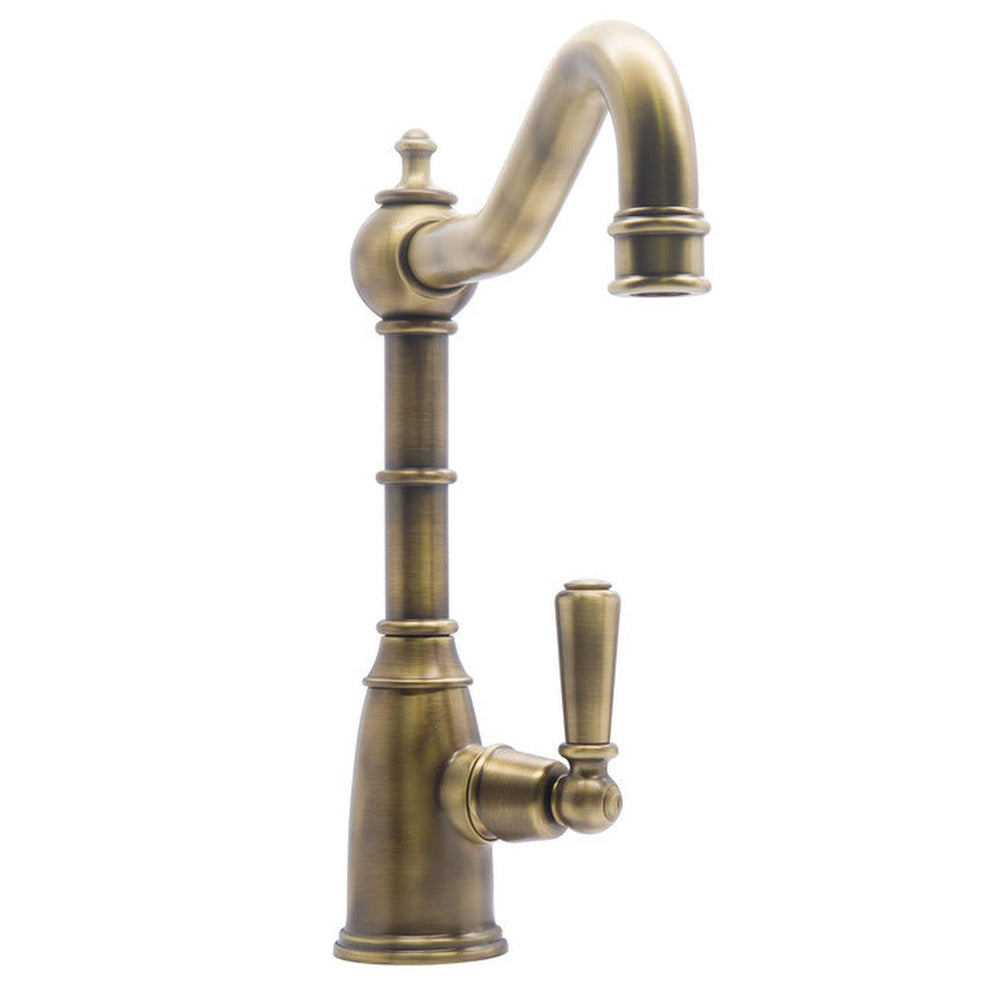 Bidbury & Co. Country Style Spout With Single Lever Mixer Tap Patinated Brass 57865690