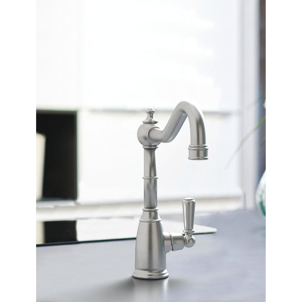 Bidbury & Co. Country Style Spout With Single Lever Mixer Tap Pewter 57865590 1