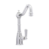 Bidbury & Co. Country Style Spout With Single Lever Mixer Tap Polished Chrome 57865290