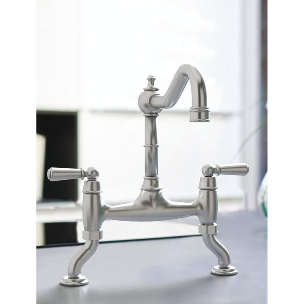 Bidbury & Co. Henbury Country Style Spout With Traditional Bridge Tap Pewter 57866530 1