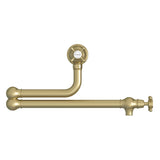 Bidbury & Co. Oakridge Crosshead Handles  Pot Filler With Twin Lever Old English Brass 57866870
