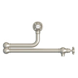 Bidbury & Co. Oakridge Crosshead Handles  Pot Filler With Twin Lever Pewter 57866570
