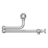 Bidbury & Co. Oakridge Crosshead Handles  Pot Filler With Twin Lever Polished Chrome 57866270
