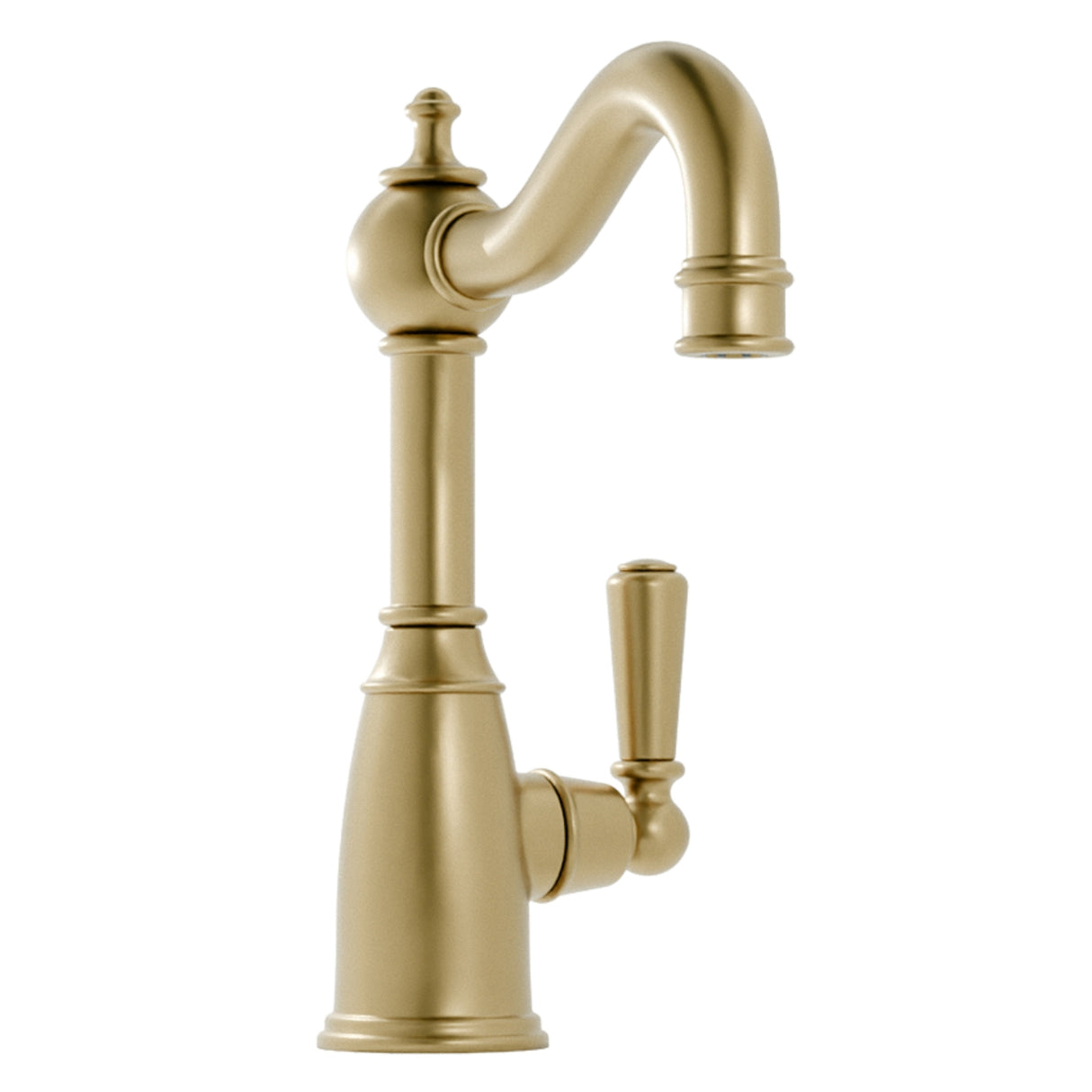 Bidbury & Co. StantonSPA Kitchen Mixer Tap with Single Lever Control in Old English Brass