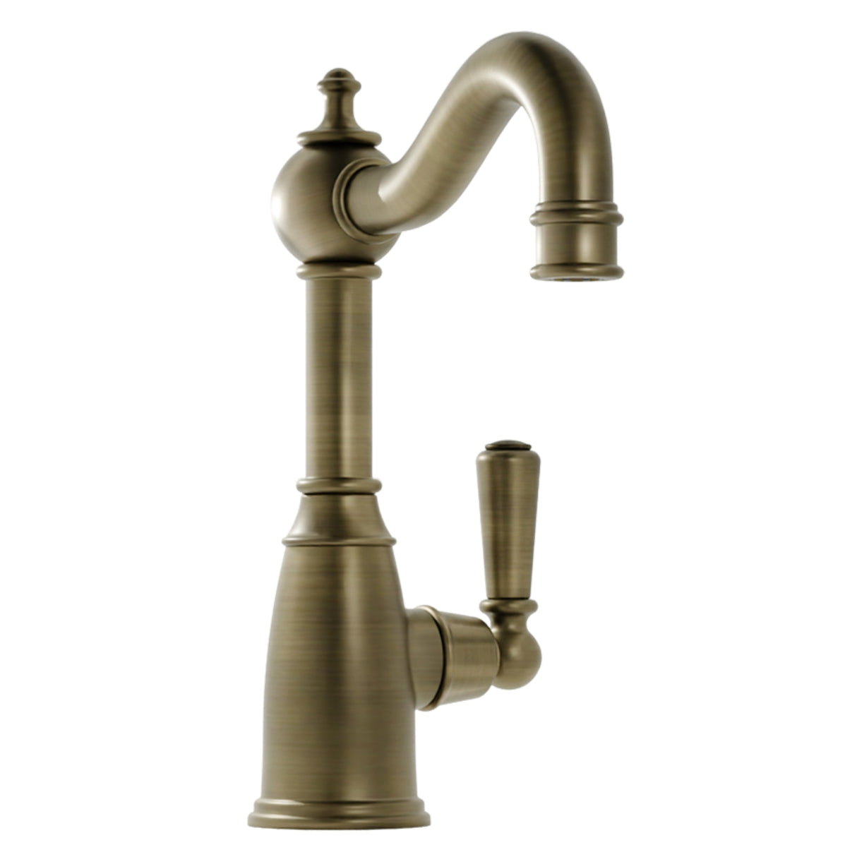 Bidbury & Co. StantonSPA Kitchen Mixer Tap with Single Lever Control in Patinated Brass