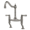 Bidbury & Co Henbury Country Style Spout with Traditional Bridge Tap in Pewter