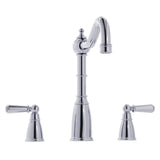 Bidbury & Co Sherston Kitchen Mixer Tap with Ornate Lever Handles in Chrome