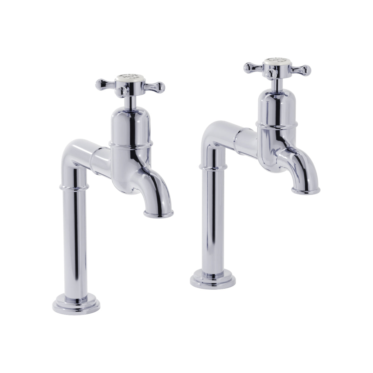 Bidbury & Co. Caswell Kitchen Taps with Crosshead Handles & Classic Bibcock Design