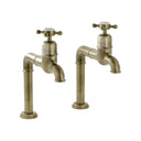 Bidbury & Co. Caswell Kitchen Taps with Crosshead Handles & Classic Bibcock Design