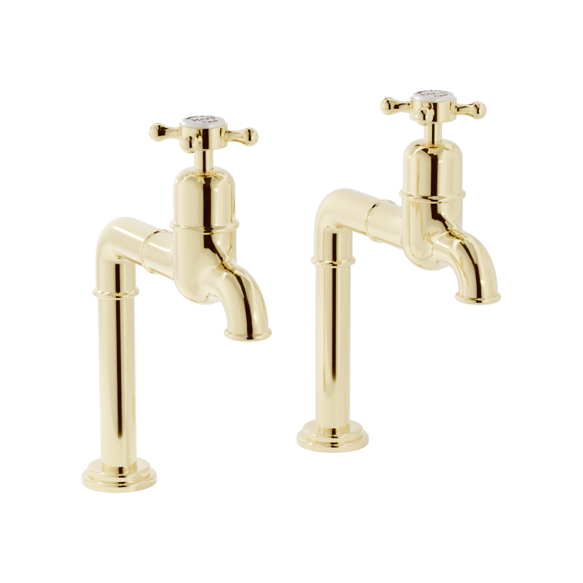 Bidbury & Co. Caswell Kitchen Taps with Crosshead Handles & Classic Bibcock Design