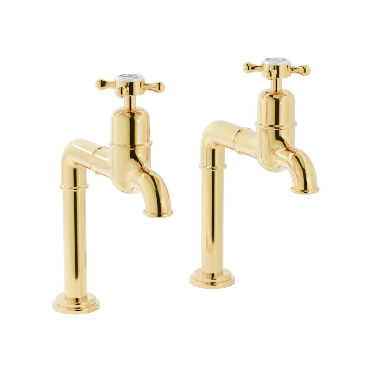 Bidbury & Co. Caswell Kitchen Taps with Crosshead Handles & Classic Bibcock Design