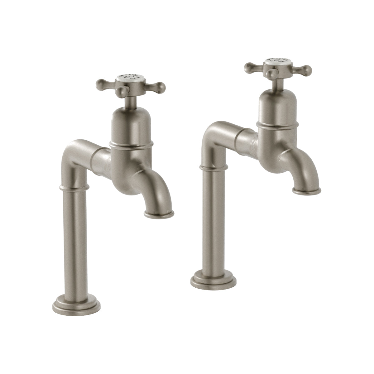 Bidbury & Co. Caswell Kitchen Taps with Crosshead Handles & Classic Bibcock Design