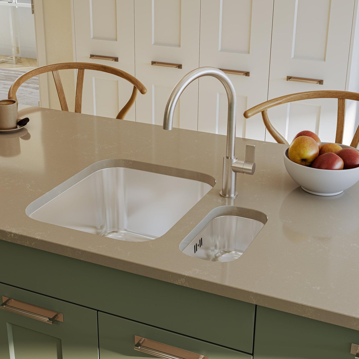 Nobili Flag J Spout Kitchen Tap in Matt Black-The Tap Collection