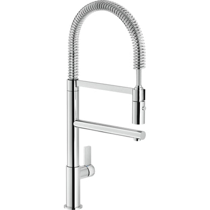 Nobili Flag Semi-Pro Pull Out Kitchen Tap in Chrome-The Tap Collection