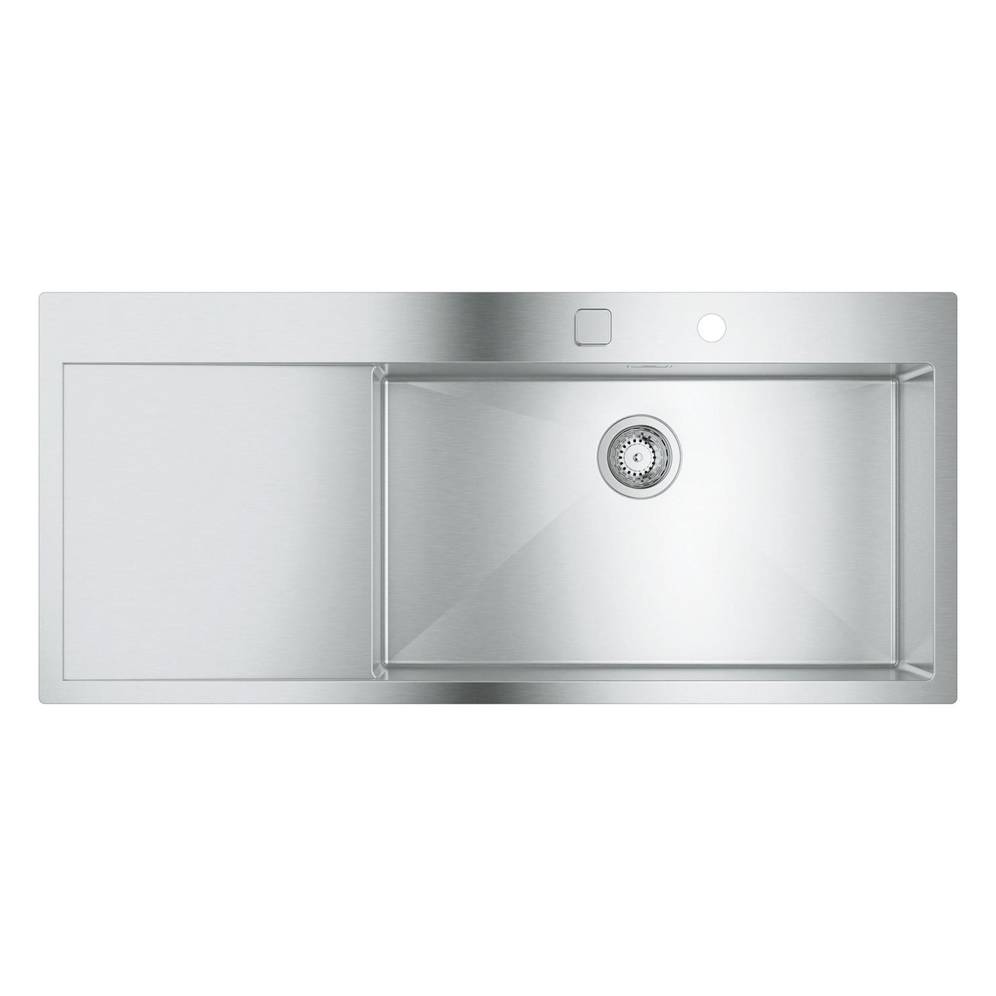 GROHE K1000 Flush Mount, Inset Mount Single Bowl Kitchen Sink For 800mm Cabinet in Stainless Steel Satin 57040441