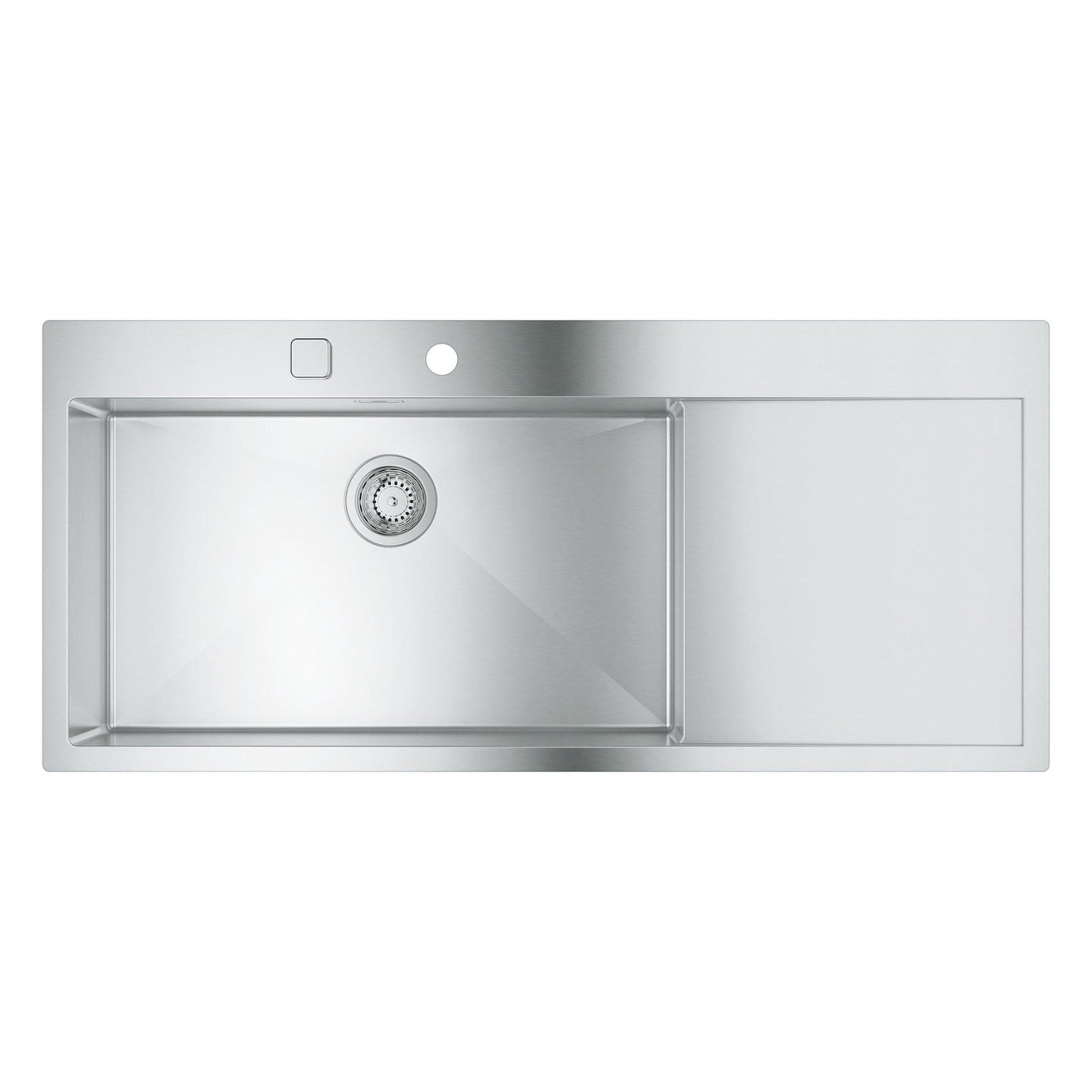 GROHE K1000 Flush Mount, Inset Mount Single Bowl Kitchen Sink For 800mm Cabinet in Stainless Steel Satin 57040442