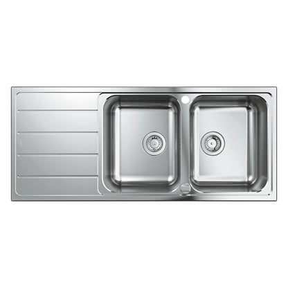 GROHE K500 Inset mount Single Bowl Kitchen Sink For 800mm Cabinet in Stainless Steel Satin 57040390
