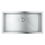 GROHE K700 Flush mount, Inset Mount Single Bowl Kitchen Sink For 900mm Cabinet in Stainless Steel Satin 57040350