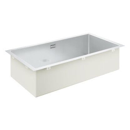 GROHE K700 Flush mount, Inset Mount Single Bowl Kitchen Sink For 900mm Cabinet in Stainless Steel Satin 57040350 1