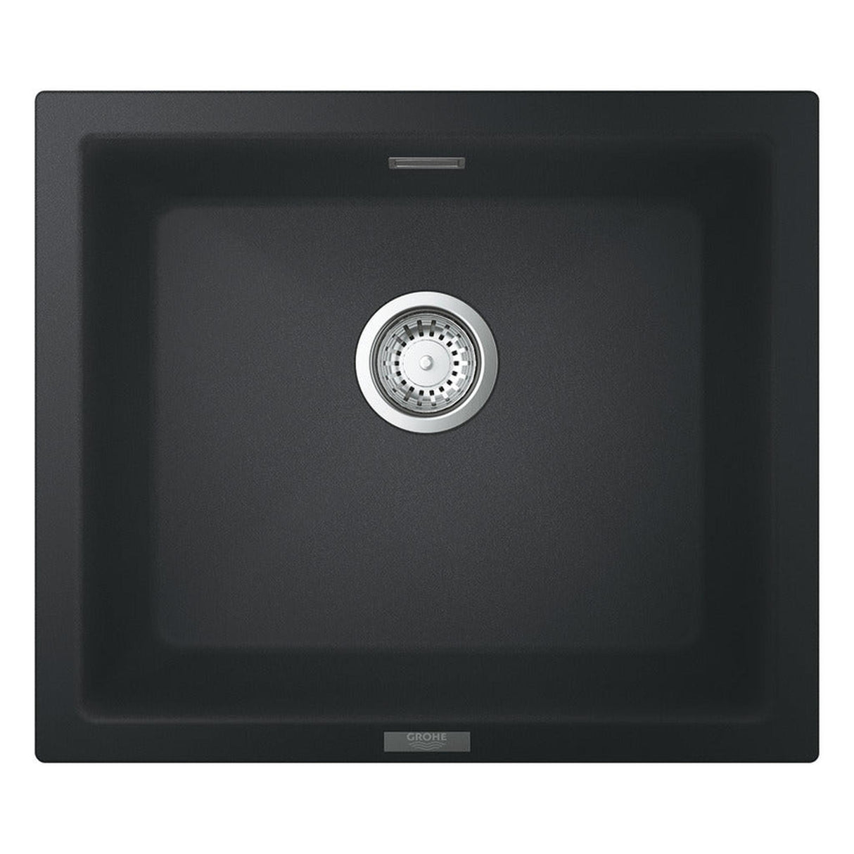 GROHE K700 Undermount, Inset Mount Single Bowl Kitchen Sink For 600mm Cabinet in Stainless Steel Black 57042400